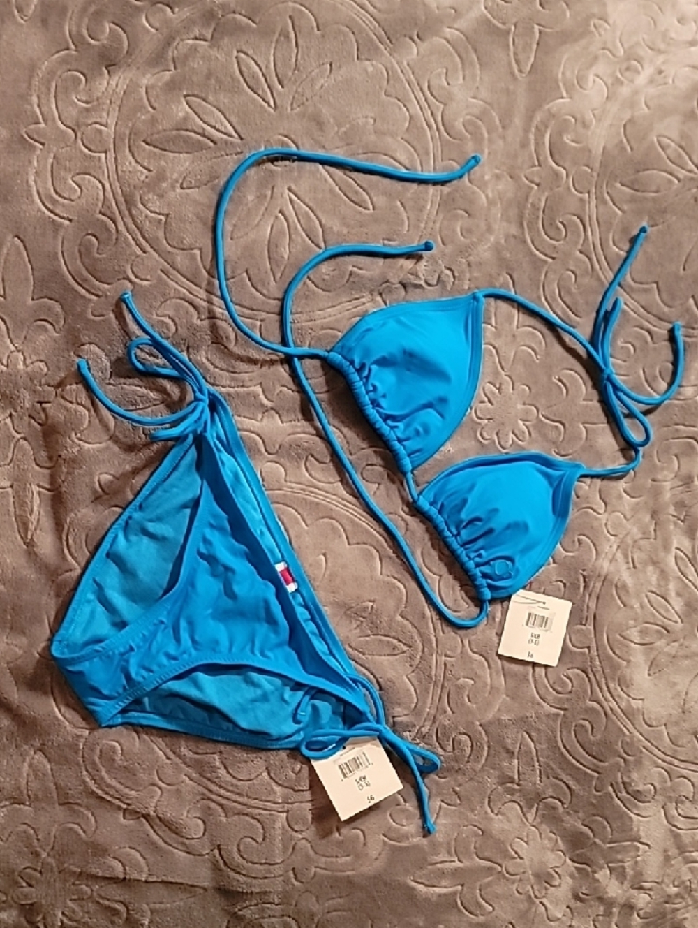 Blue Triangle Bikini